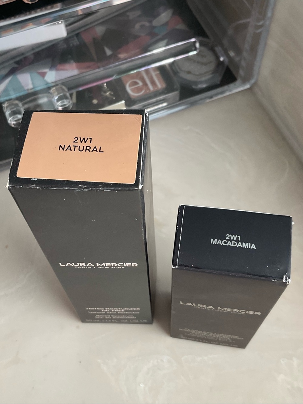 laura mercier tinted moisturizer and foundation Bundle in Natural & Macadamia